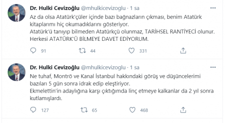 cevizoglu kanal istanbul u destekledi akp yandaslari alkisladi senin gibi ataturkcu bas goz ustune hulki cevizoglu yeni vatan gazetesi